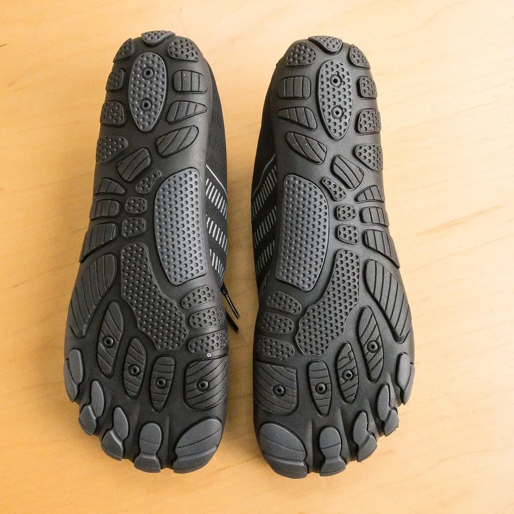 SAYOLA Water Shoes Mens Size 9.5 Black Quick Dry Aqua Swim Barefoot Beach Surf - Picture 9 of 16